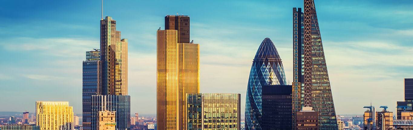 London city centre building view