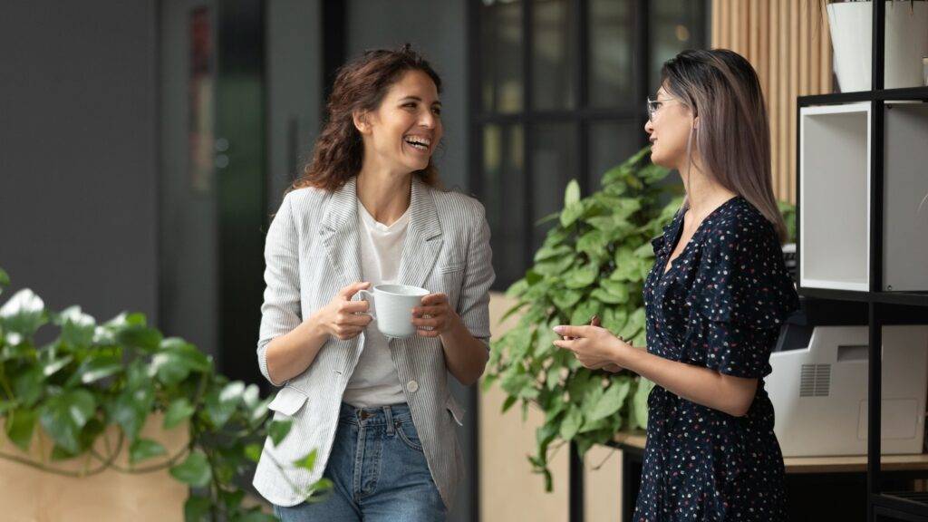 ladies talking